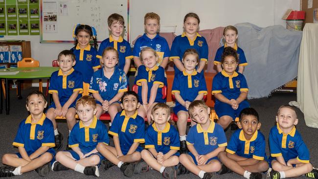 Mackay West State School Prep C Back row: Oriana, Ezra Thornton, Archer Schifferle, Ahlee Anderson, Abigail Middle row: Oliver Collins, Charlotte Rumbel, Elayna, Kaydence, Zhtana Mye Front row: Jett Jameson, Archer Ormes, Dhiyan Chaudhari, Alex Feitz, Arrow Higgins, Miithun Vaikunthan, Harlow Valeriani Teacher Jodie Coyne Picture: Michaela Harlow.