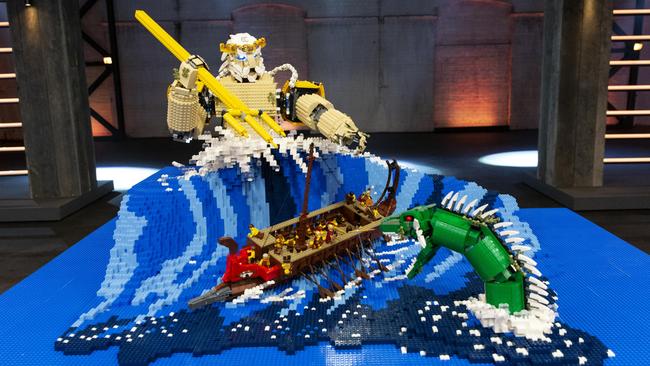 The winning build on Lego Masters. Supplied