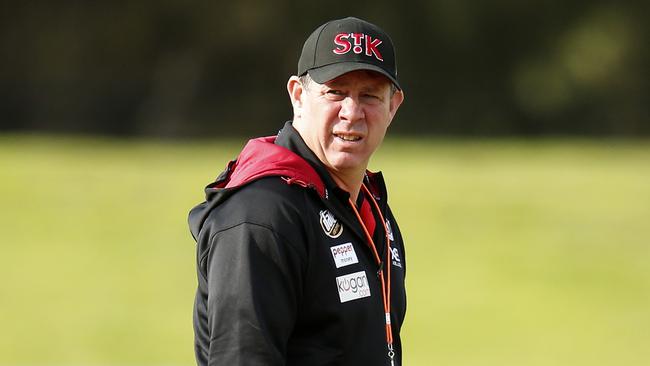 Brett Ratten is trying not to get too serious. Pic: Getty Images