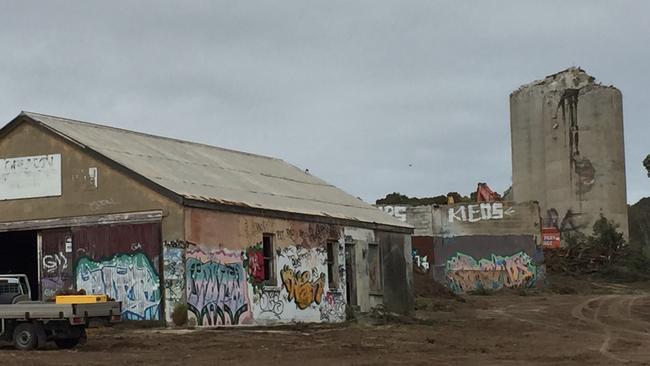 Buildings at the old Cement Hill site. Picture: Ian Crossland