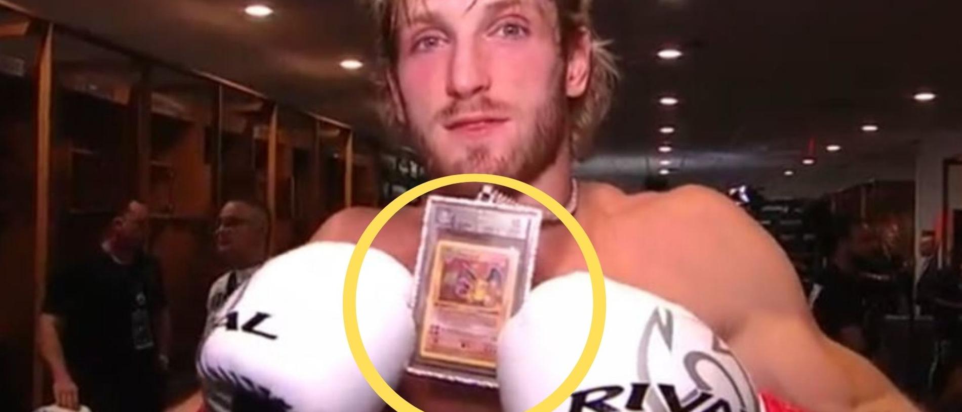 Floyd Mayweather V Logan Paul Fight 190k Pokemon Card Charizard