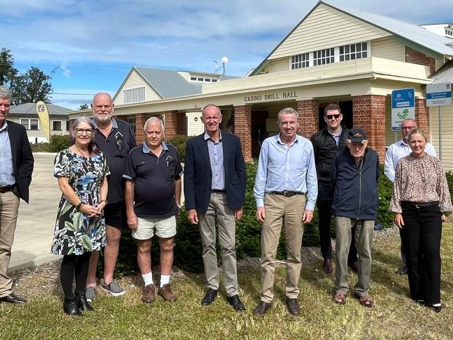 Federal Member for Page Kevin Hogan announced  $885,000 of funding for The Casino Drill Hall precinct.