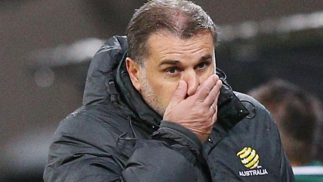 Ange Postecoglou knows how close the Socceroos came to blowing it. (Michael Dodge/Getty Images)