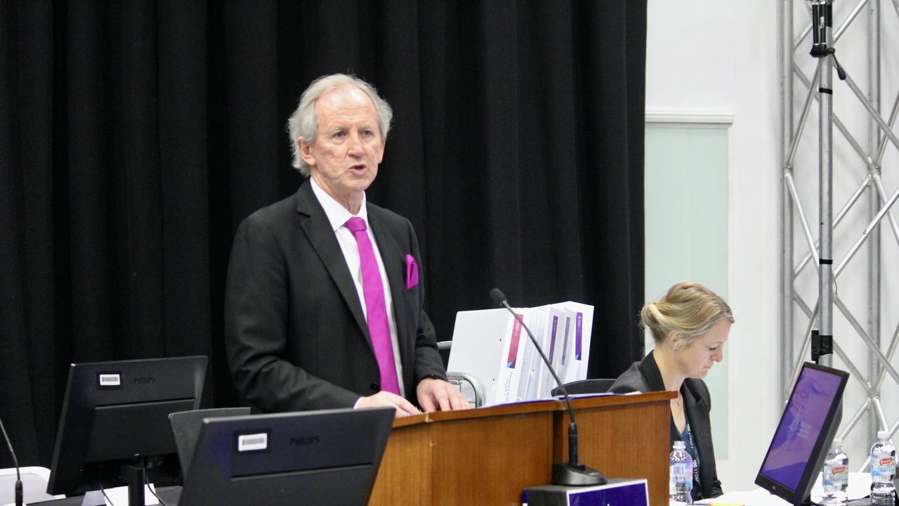 Counsel assisting Peter Griffin opened the hearing with an outline of three men who received care from AFFORD and whose parents testified about the service’s mismanagement. Picture: Royal Commission into Disability