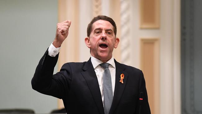 Queensland Treasurer Cameron Dick says he has not yet been provided with details of the Federal Government’s construction rescue plan. Picture: AAP Image/Dan Peled