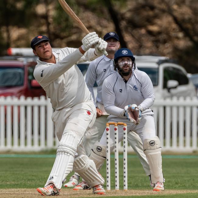 Mudgeeraba Nerang batsman Dayne Siede. Picture: KPM Sports Images