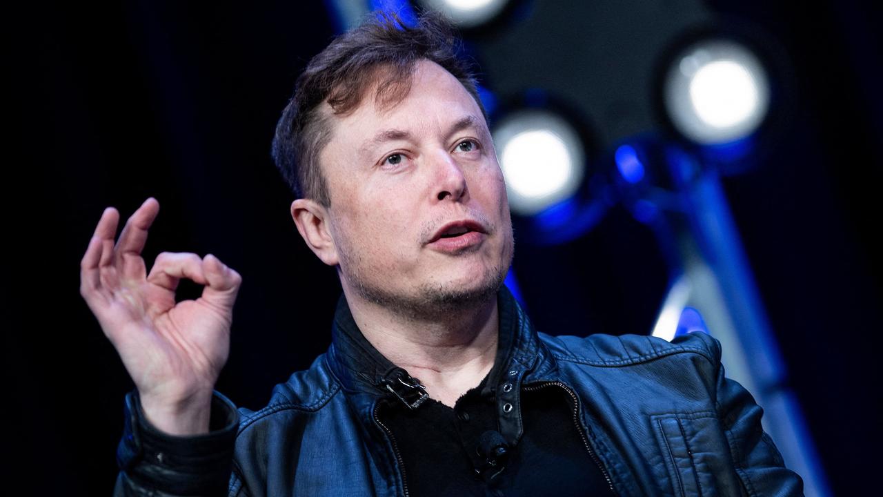 Elon Musk, founder of SpaceX, speaks at the Washington Convention Center. Picture: AFP