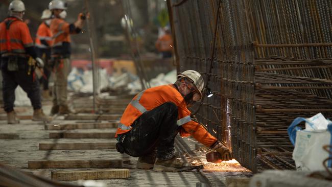 06-12-2021 Cross River Rail project, Roma Street. PICTURE: Brad Fleet