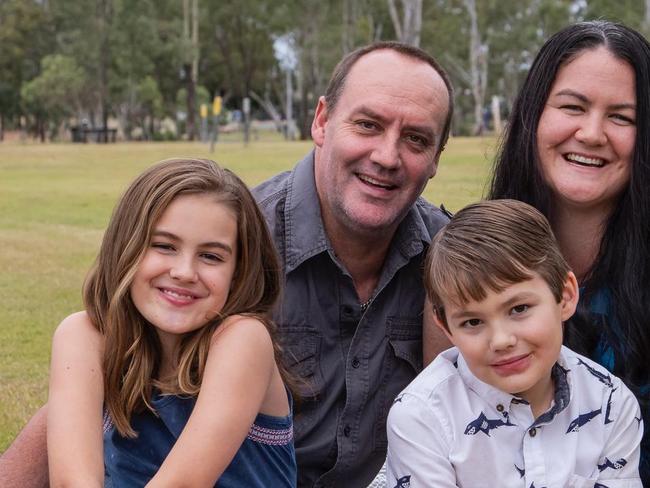 The Hardwick family – Lisa, Bradley, Cooper and Isabella.