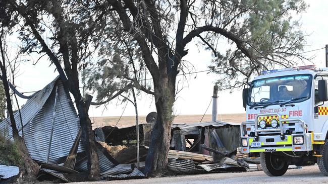 A large shed was also destroyed. Picture: Keryn Stevens