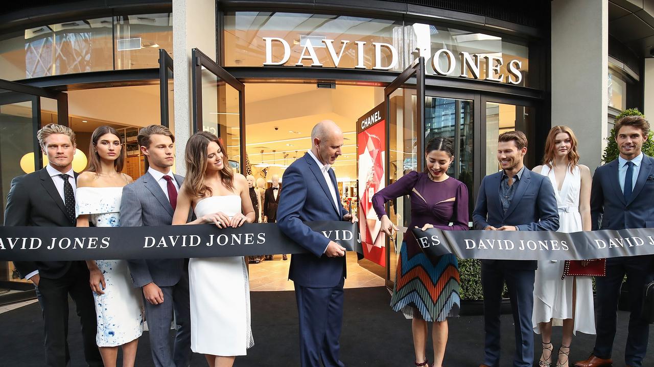 Smiles at the official opening of the David Jones small format store at Barangaroo, Sydney, in November 2016. It’s now closed for good. (Photo by Brendon Thorne/Getty Images for David Jones)