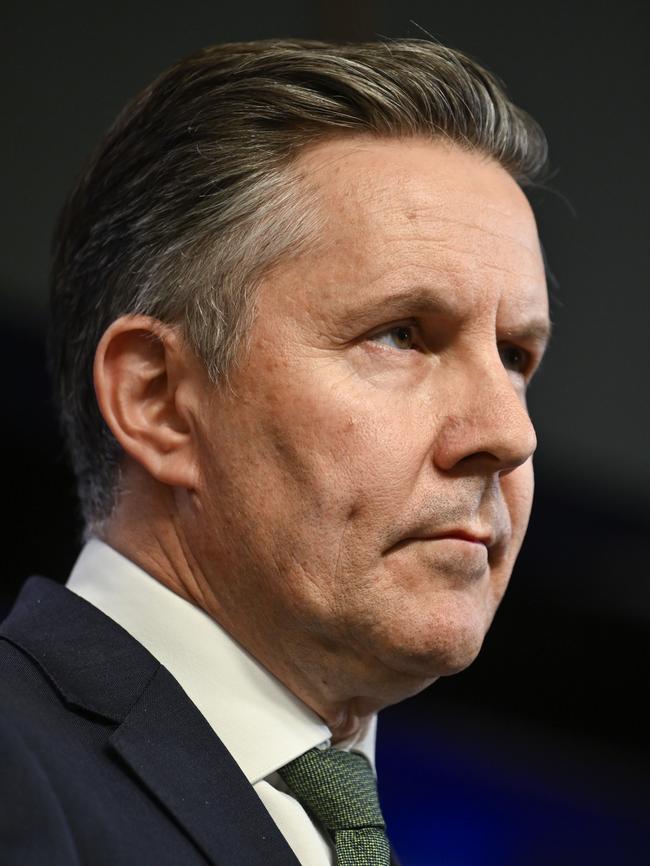 Health and NDIS Minister Mark Butler. Picture: NewsWire/Martin Ollman