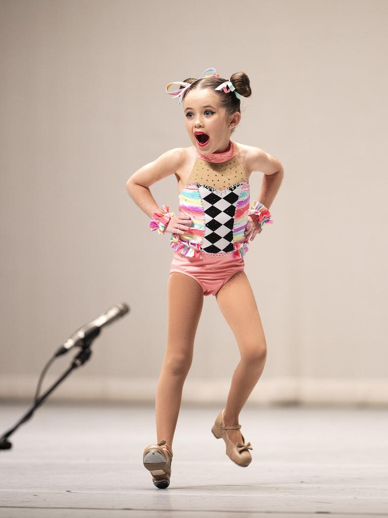 7 Years Tap Solo. Libby Mackenzie during the Southern Tasmanian Dancing Eisteddfod, Wrest Point. Picture: Chris Kidd