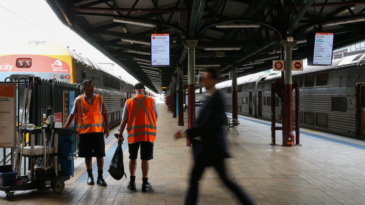 A court order blocking rail industrial action will remain. Picture: NewsWire / Gaye Gerard