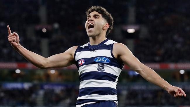 Tyson Stengle could be the Cats’ X-factor in securing the flag. (Photo by Dylan Burns/AFL Photos via Getty Images)