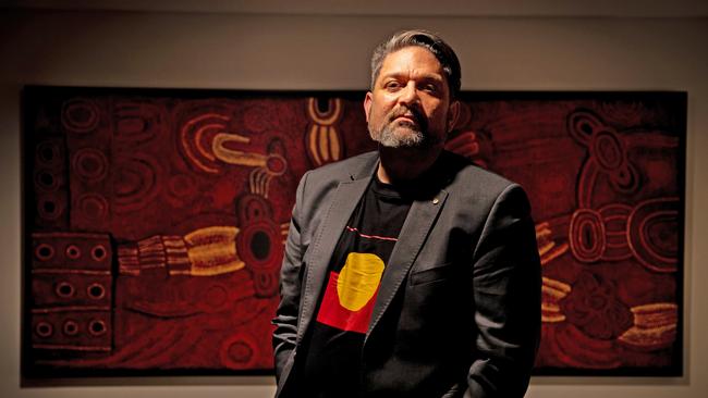 Wesley Enoch at home in Surry Hills. Picture Ryan Osland