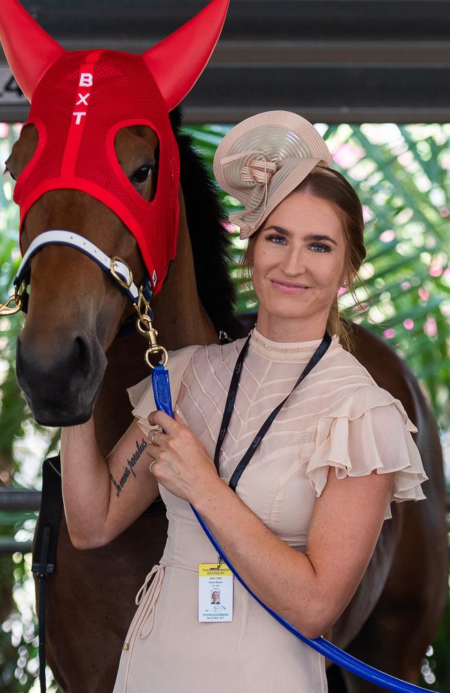 Chloe Baxter at the 2023 Darwin Cup Carnival Guineas Day. Picture: Pema Tamang Pakhrin