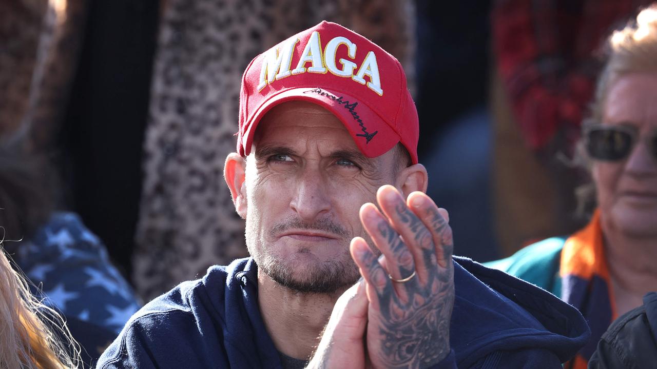 Guests turned out to support Trump at the Ohio rally. Picture: Scott Olson/Getty Images/AFP