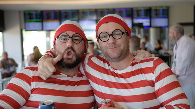 Dave Richards and Matthew Robinson ready for a big day at Darwin Turf Club. Picture: (A)manda Parkinson