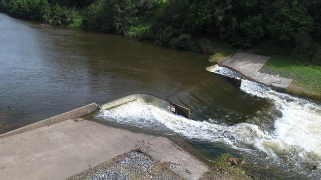 The Mary River near Kidd Bridge flowing steadily following rainfall earlier in the year.