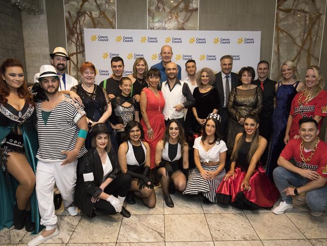 The stars of Sydney's South West Dance for Cancer on the big night.