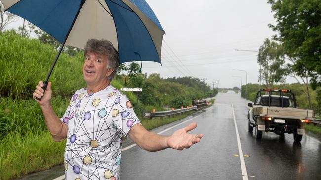 Ian Hardie from Mackay at Fursden Creek. Tuesday January 17 2022. Picture:Michaela Harlow