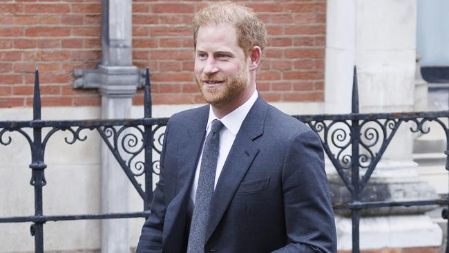 Prince Harry, Duke of Sussex leaves the Royal Courts of Justice. Picture: Getty Images.