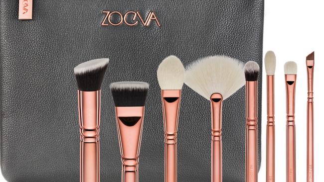 The rose gold ZOEVA brushes which are the third biggest selling product in Australian Sephora stores.