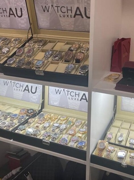 Watches were some of the items cops seized. Picture: NSW Police