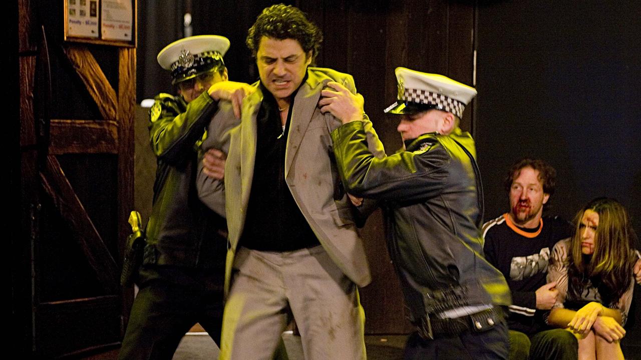 Colosimo in his famous role of Alphonse Gangitano in Underbelly.