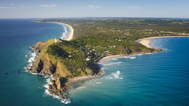 Port Douglas is being preferred to Byron Bay (pictured) for many cashed-up buyers for its lower profile and lack of paparazzi. PHOTO: Supplied.