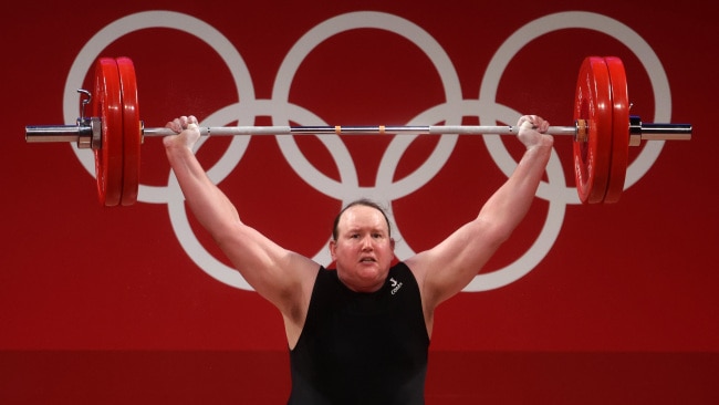 The New Zealand weightlifter became the first trans woman to compete at the Olympic Games. Picture: Getty Images