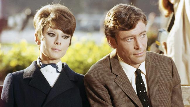 Audrey Hepburn and Peter O'Toole in 'How To Steal A Million', in 1966.