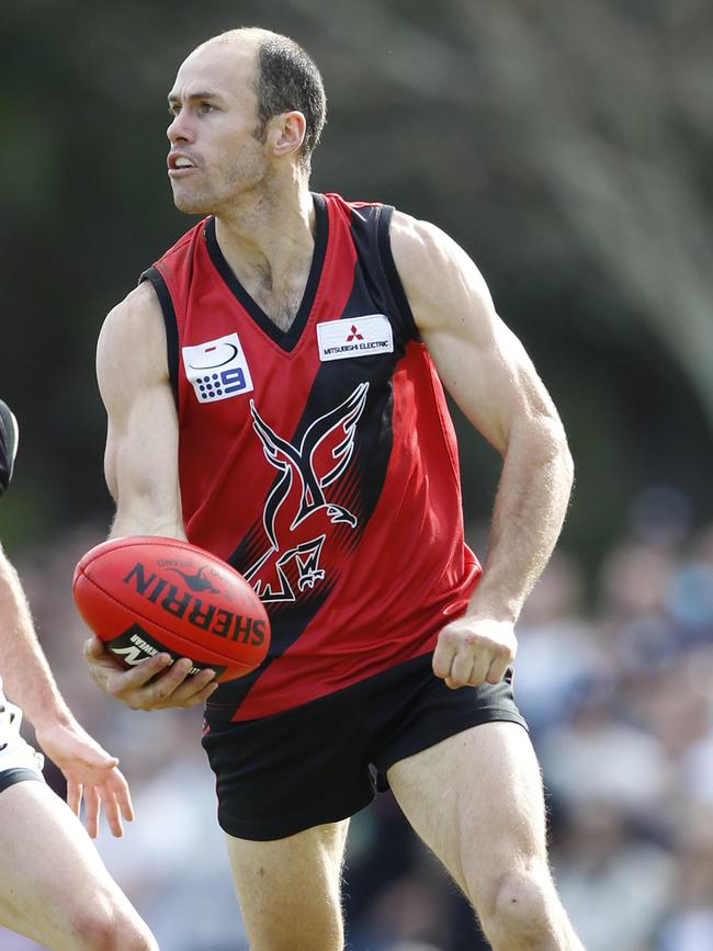 Paul Tredrea playing for Knox in 2011.