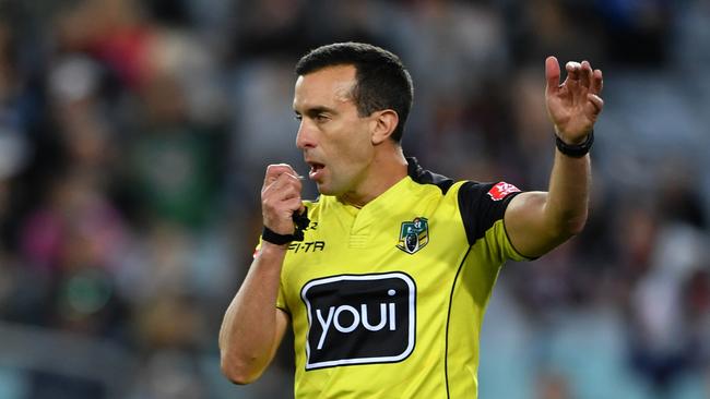 Cecchin bristled under the infamous crackdown last season. AAP Image/Joel Carrett.