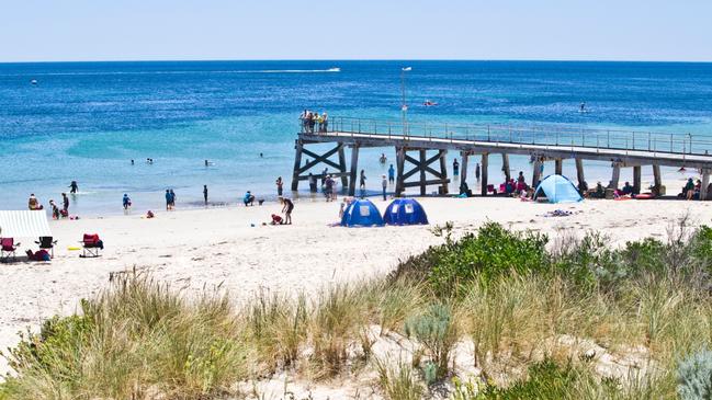 Normanville Beach, Fleurieu Peninsula, SA. Picture: Graham Scheer.