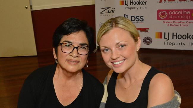 Ella Parsons and Monique Williams at Miss Mudgeeraga Showgirl at Mudgeeraba Showgrounds. Pic: Regina King