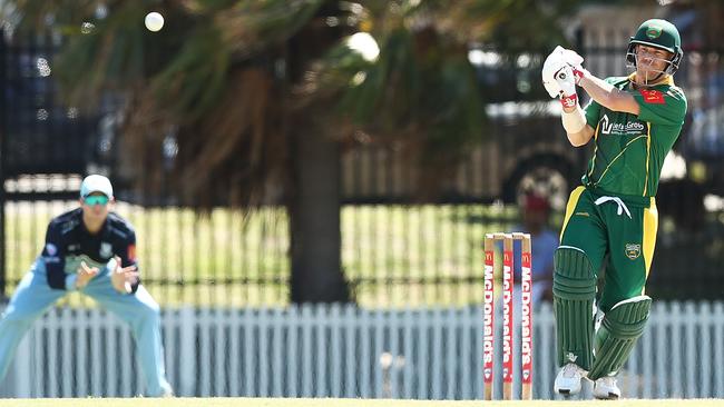 David Warner fell early for Randwick-Petersham. Picture: Getty Images