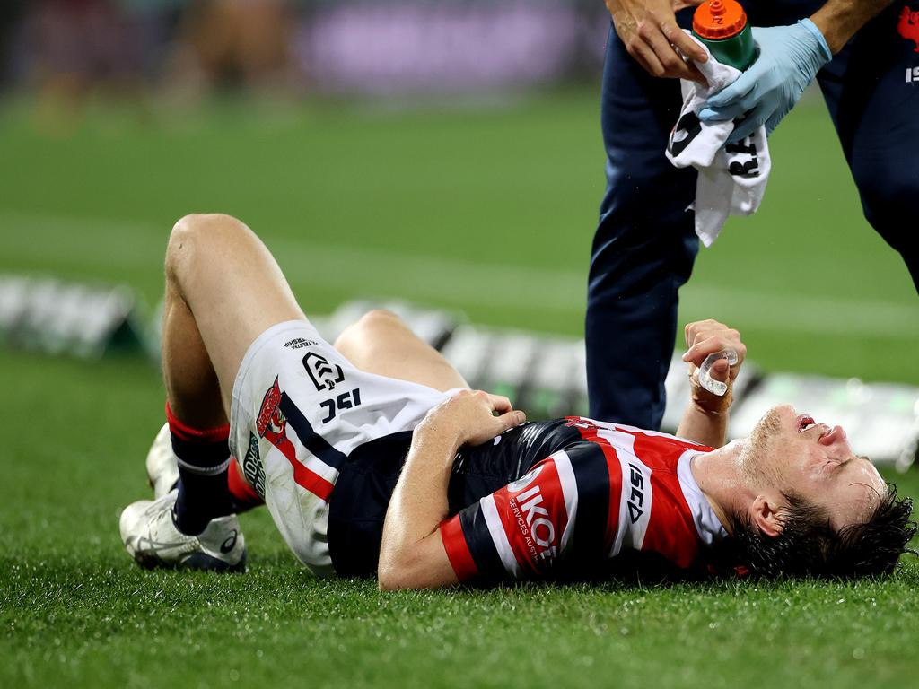 Luke Keary as he left the field.