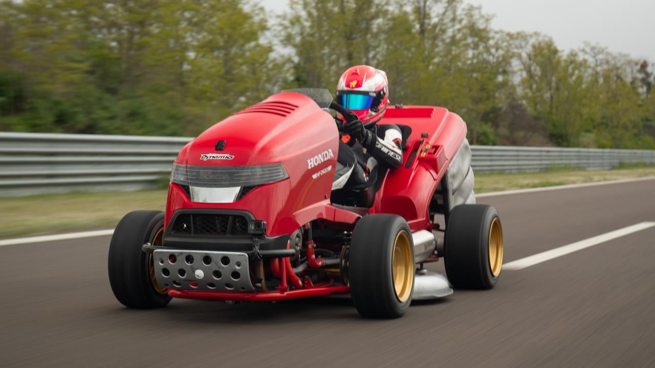 Honda Mean Mower V2 World s fastest mower hits 243km h news