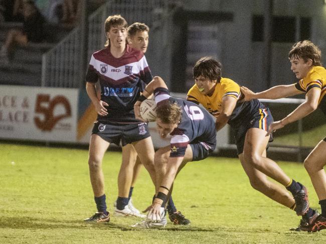 Aaron Payne Cup 2023 Mackay State High School versus Holy Spirit College Mackay Junior Rugby League Grounds Wednesday 31 May 2023 Picture: Michaela Harlow