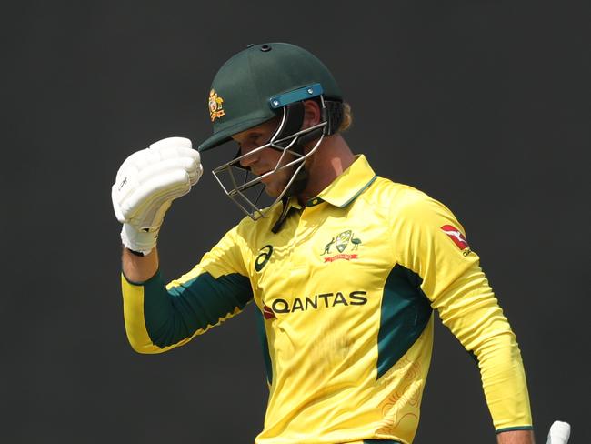 Jake Fraser-McGurk was dismissed for just two runs. Picture: Getty Images