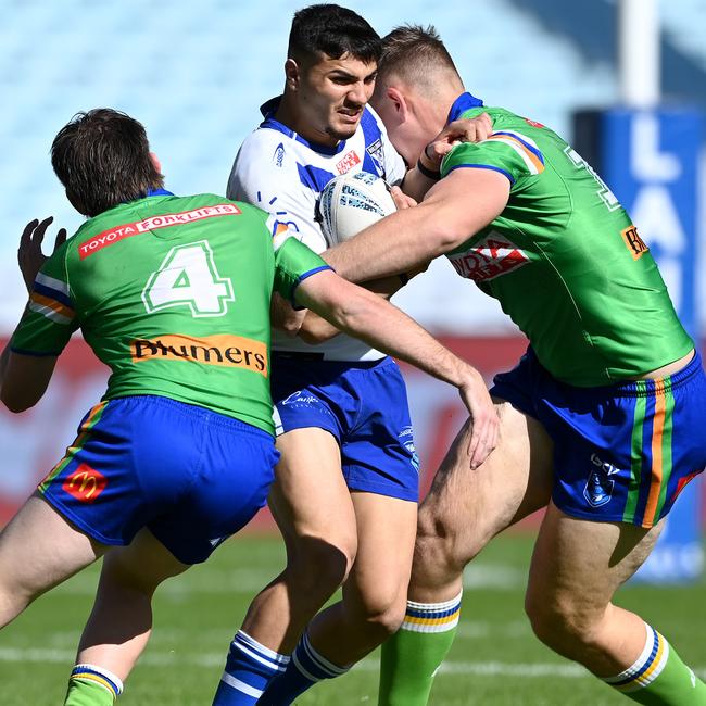 Rising centre Michael Gabrael is the Sharks’ only free agency pick up. Picture: NRL Images