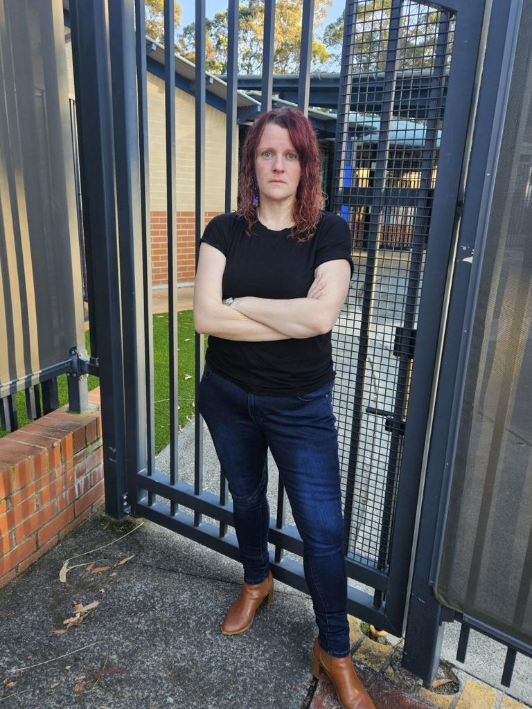 Amy Hall, a behavioural practitioner working for a leading NDIS provider, claims kids with a disability are being placed behind bars and locked gates or in makeshift cages, in schools around the country. Picture: Supplied