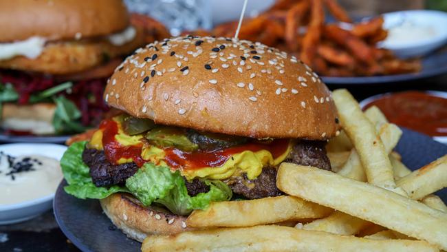 Mr Jones’ burger selection. Picture: Jenifer Jagielski