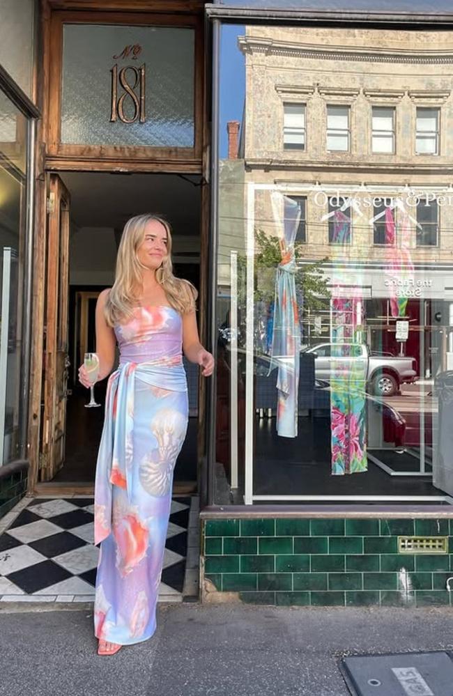 Cait Erskine founded her brand in 2020. Picture: Instagram/Cait Erskine