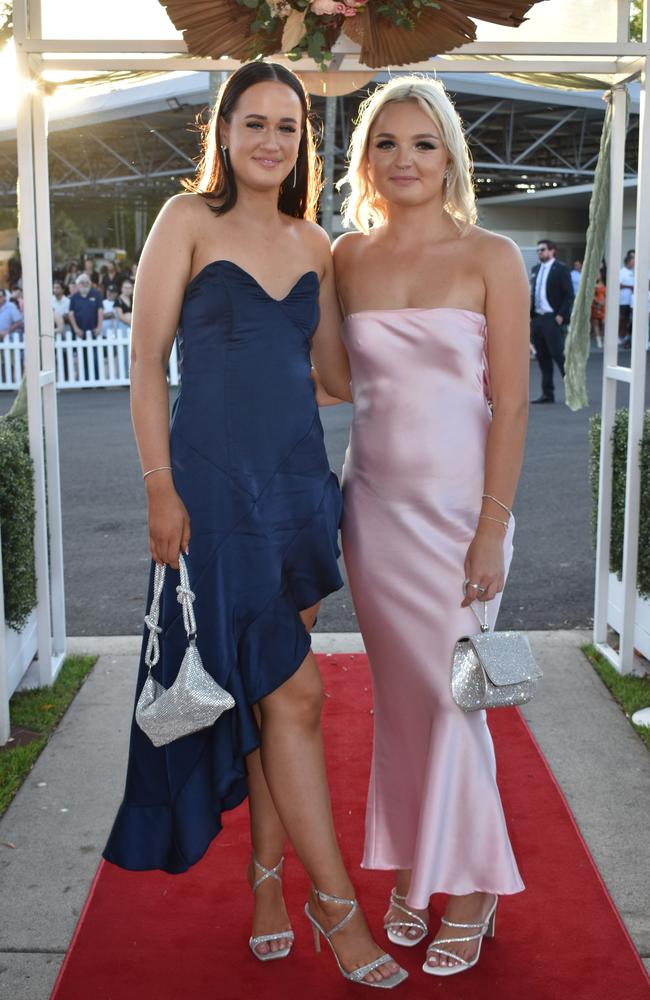 Ellie Haggett and Keally Holland at the Caloundra State High School formal 2024.