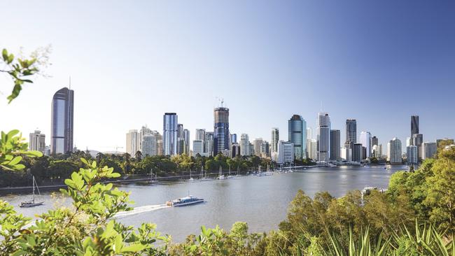 The Brisbane River is beautiful but would be so much better if it was dyed a different colour, don’t you think? Picture: Supplied