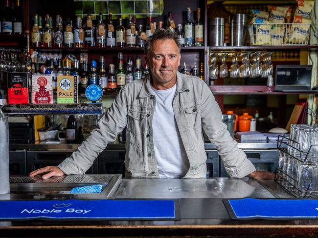 ‘I couldn’t help myself’ … Jock Serong revisited his old stomping grounds for his new book Cherrywood. Picture: Jake Nowakowski