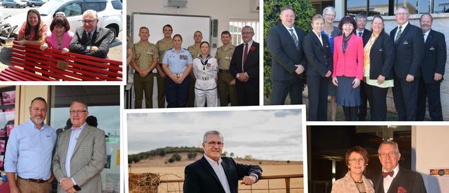 Former mayor Keith Campbell across many years of service to his community. Photo: Laura Blackmore